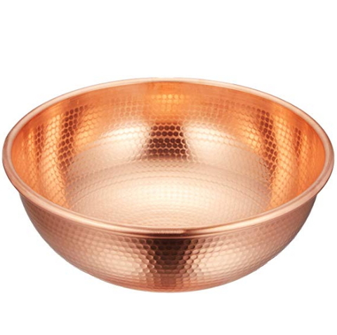 銅打出 さわり鍋 36cm 【取っ手なし，スズメッキなし】 など業務用