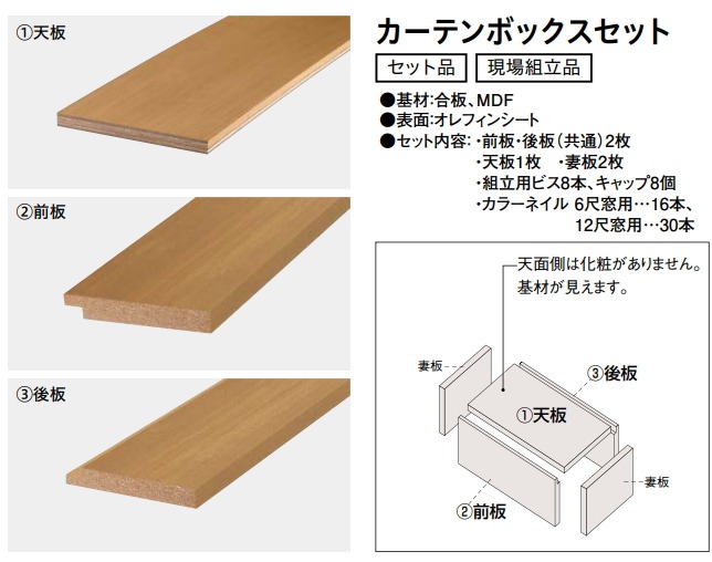 MT7801-13XX お取り寄せ ダイケン カーテンボックスセット 1本レール用
