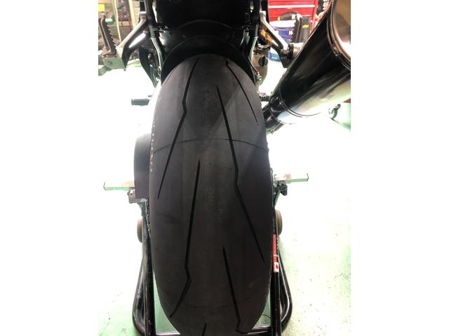 ZX-12R タイヤ交換 スーパーコルサSP V3（リバースオート八王子の作業