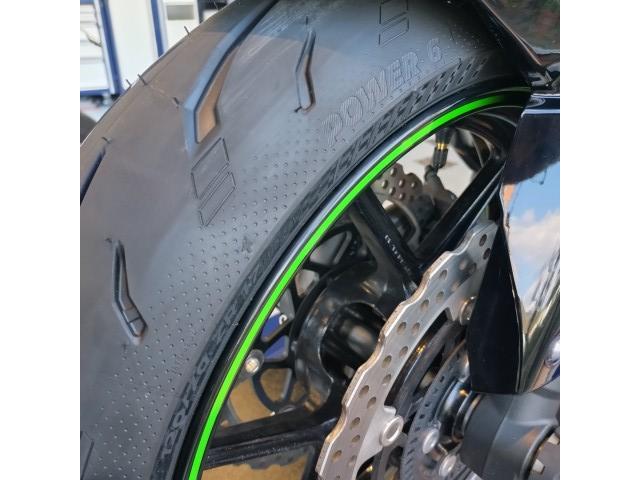 ZX-6R リヤスプロケット・チェーン交換及び前後タイヤ交換