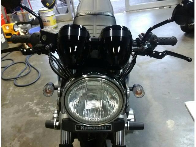 ゼファーχ メーターカバー塗装（TSMの作業実績 2019/09/25