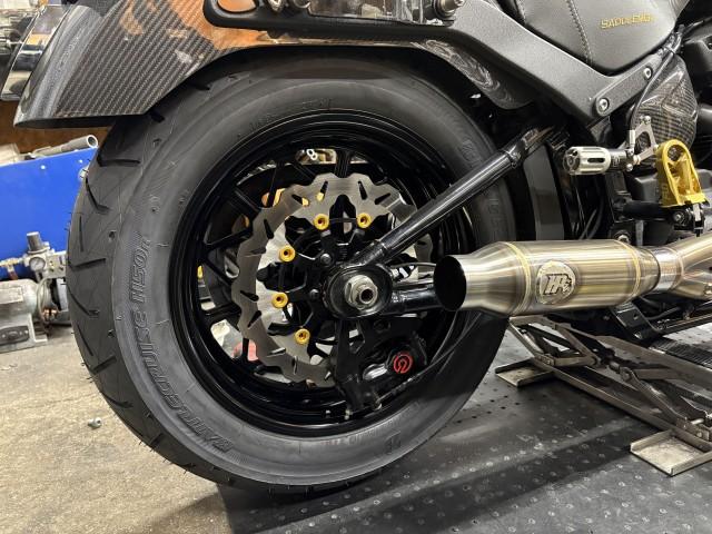 ハーレーダビッドソン FXLRS ローライダーS ホイール交換 リンダル