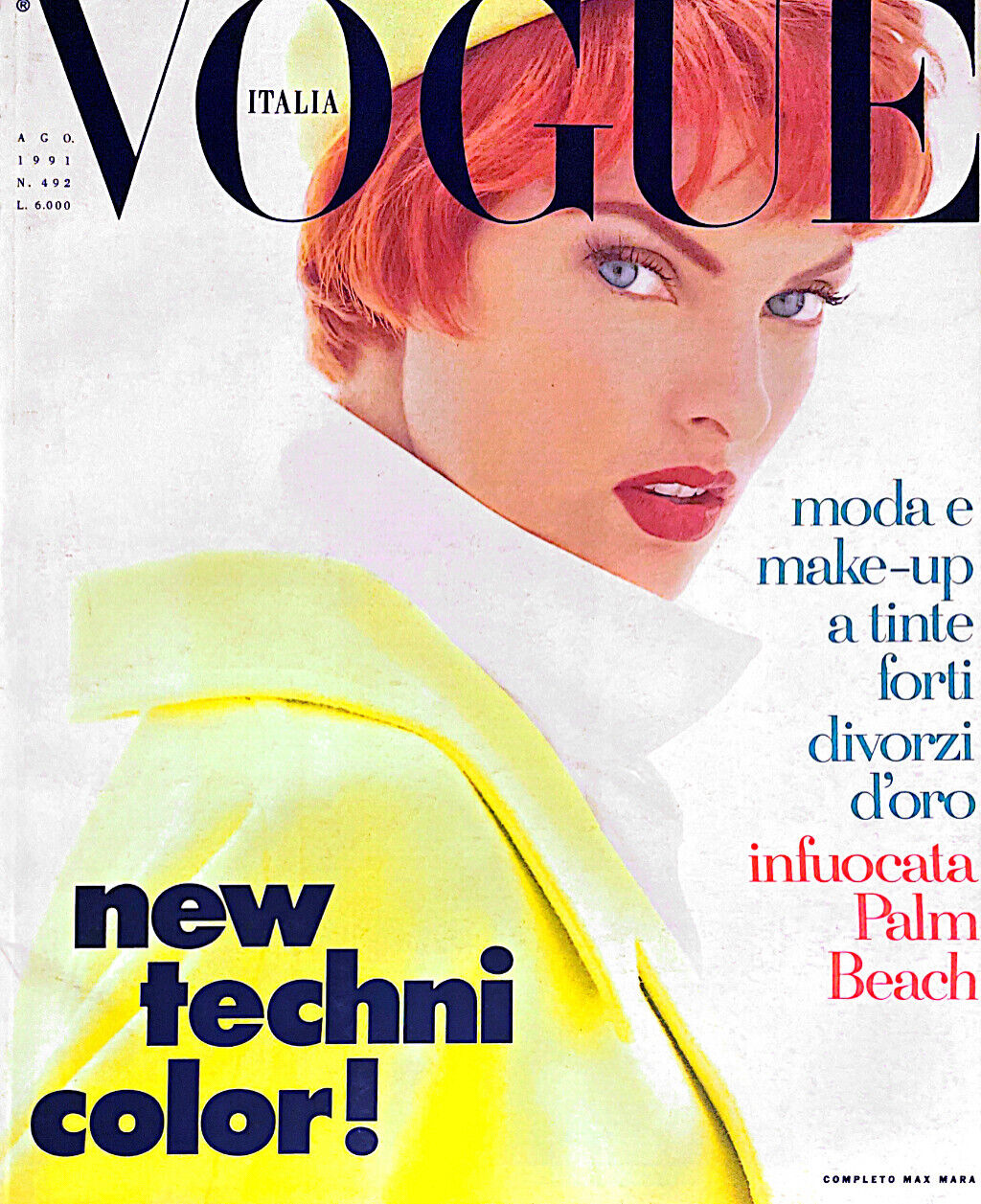 vogue italia 1991 別冊付録付き super model vogue italia 1991 別冊