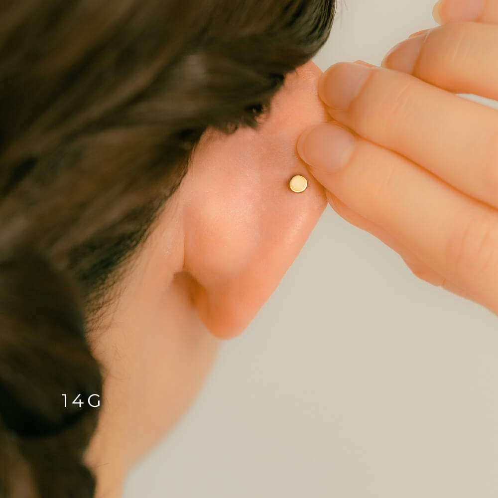 引っかからない、つけっぱなしピアス。 K18金/プラチナ ラブレット