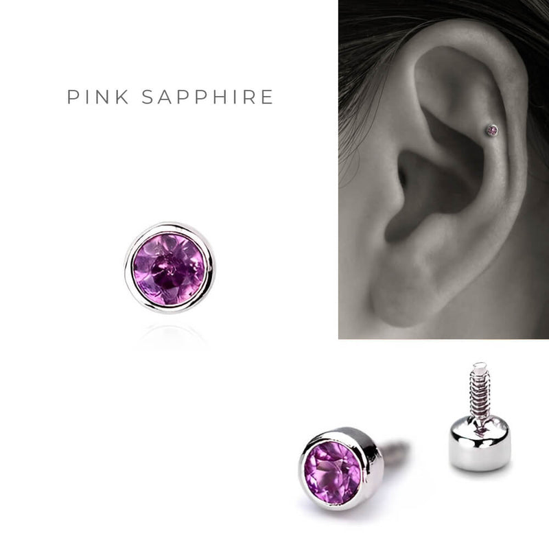 プラチナ 軟骨ピアス・ボディピアス パーツ │ 引っかからない・つけっ