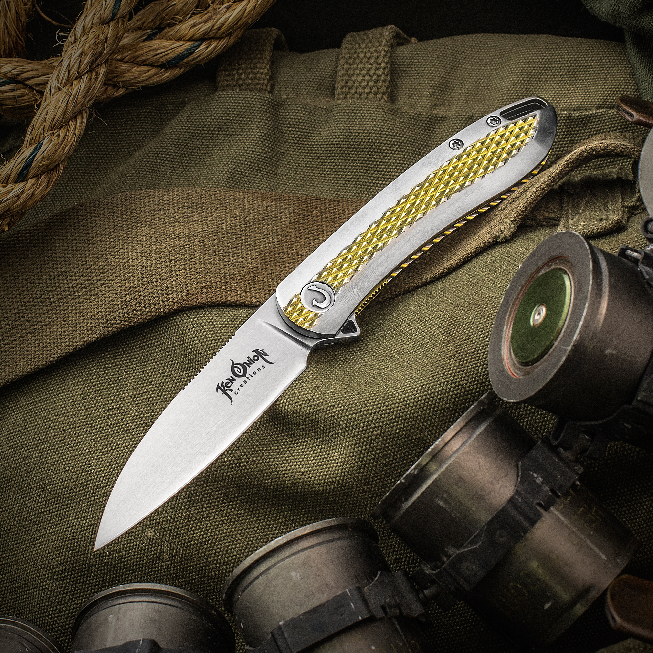 Ken Onion Custom-Tech Slacker Flipper 3.25