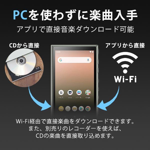 SONY NW-A105-G アッシュグリーン Walkman(ウォークマン) A100シリーズ