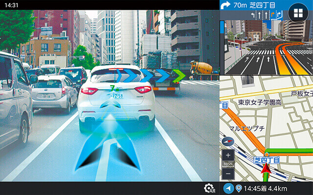 PNM87AR 製品の特徴｜静電式フルセグARナビゲーション｜PIXYDA