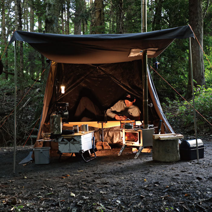 台形型ソロテントOwL本体+前幕オプション付きフルセット – PolariSign