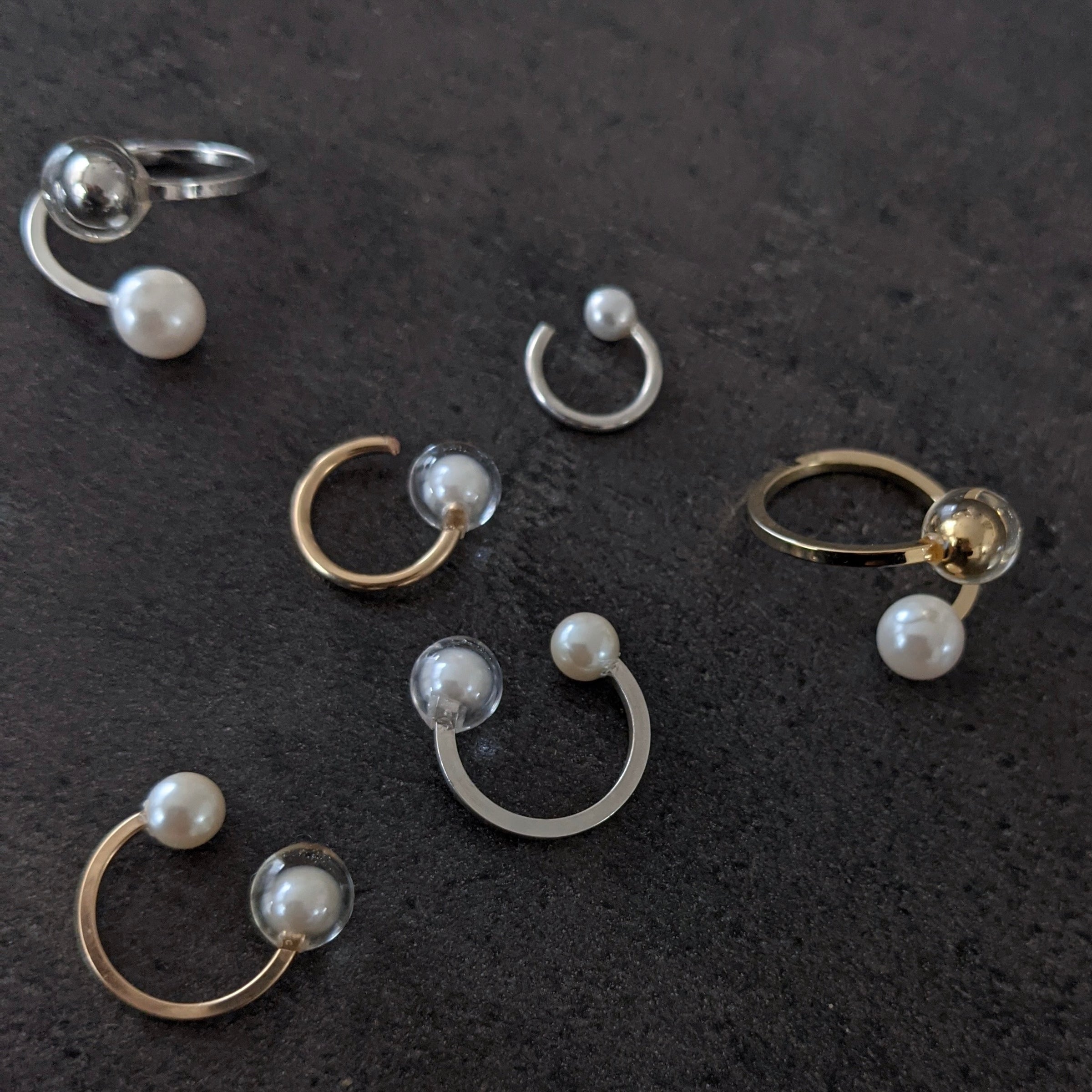 TONE gold イヤーカフ リバーシブル | popy-k