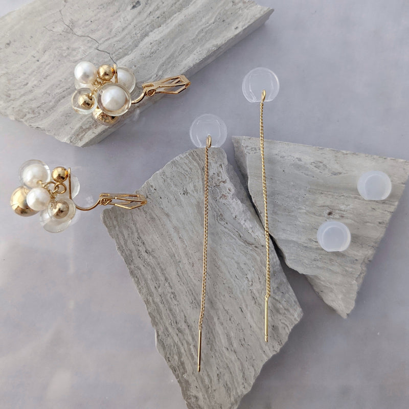 bloom gold k14gf 【ピアス/イヤリング】アメリカンピアス・チェーン