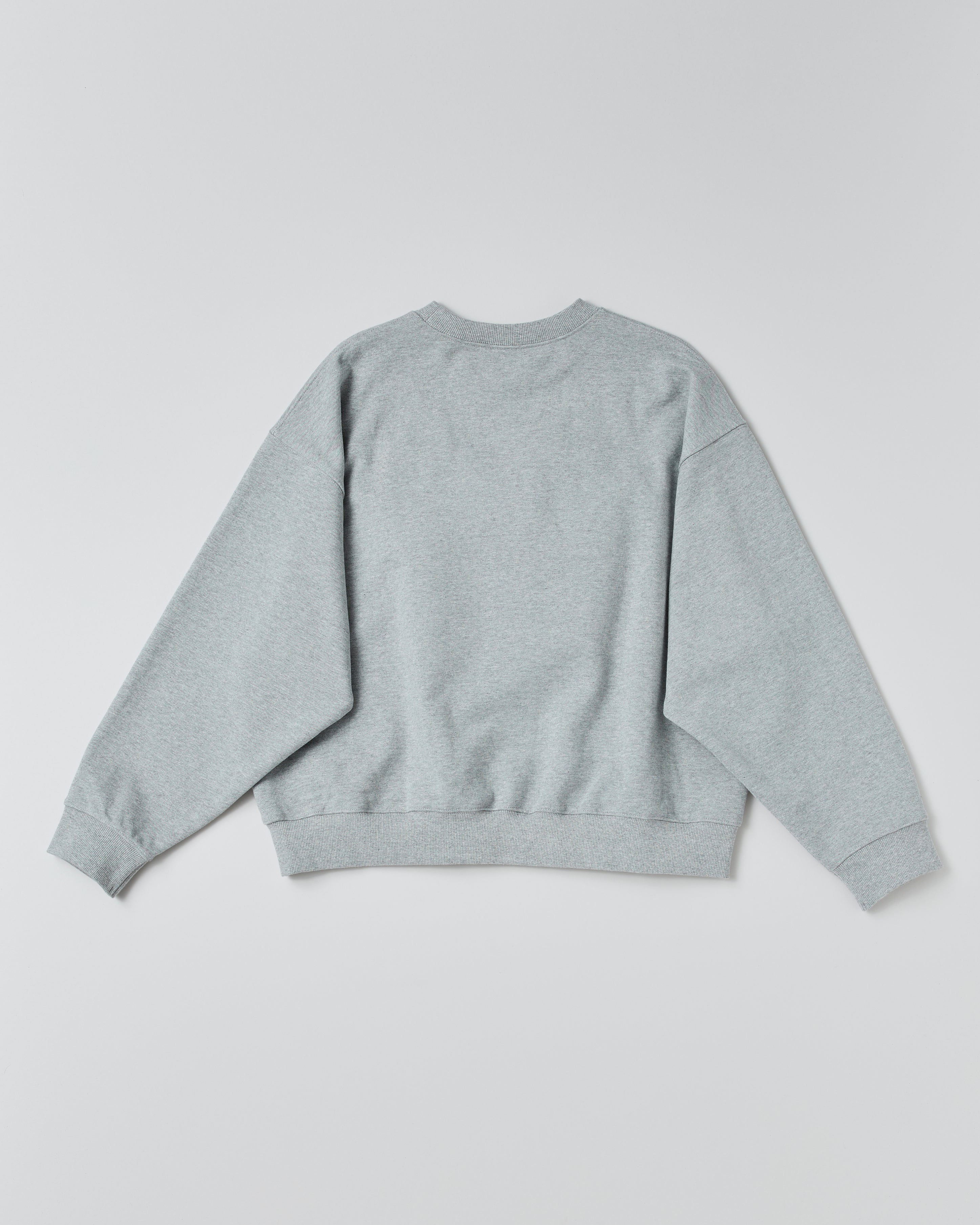 Heart dot tulle sweatshirt (gray)