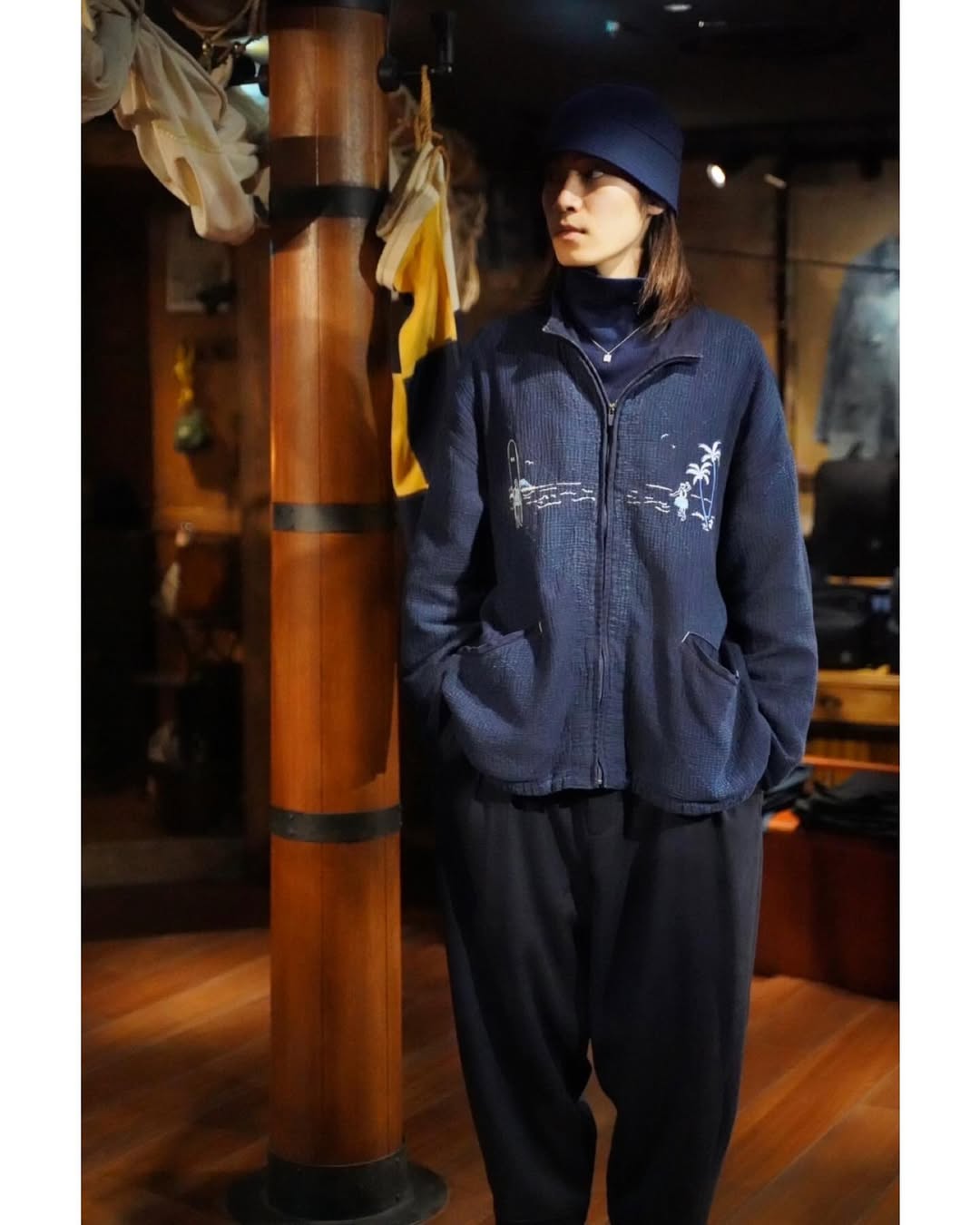 NEW SASHIKO LIGHT OLD HAWAII ZIP UP JACKET（ニュー サシコ ライト