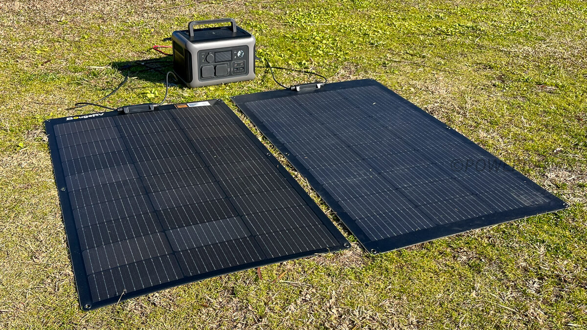 BougeRV Arch ソーラーパネル 100W 実機レビュー 軽量かつ発電効率が