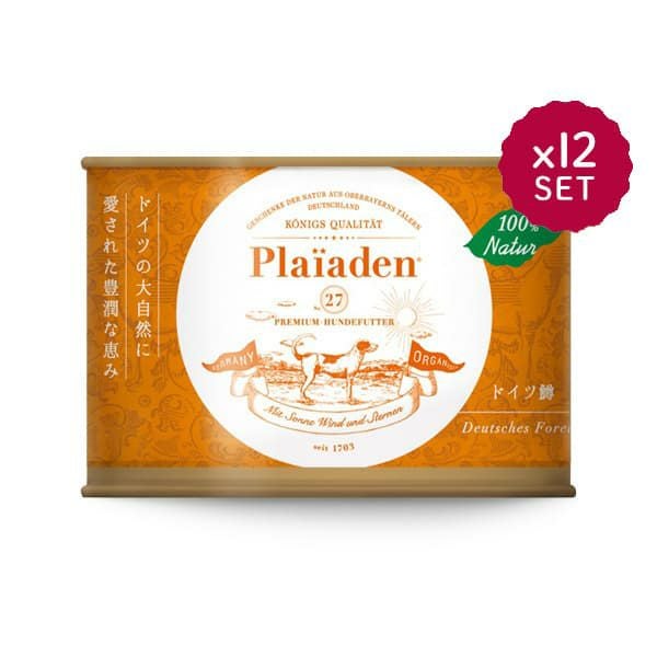 100％Natur ドイツ鱒 12缶セット｜無添加ドッグフード｜プレイアーデン公式