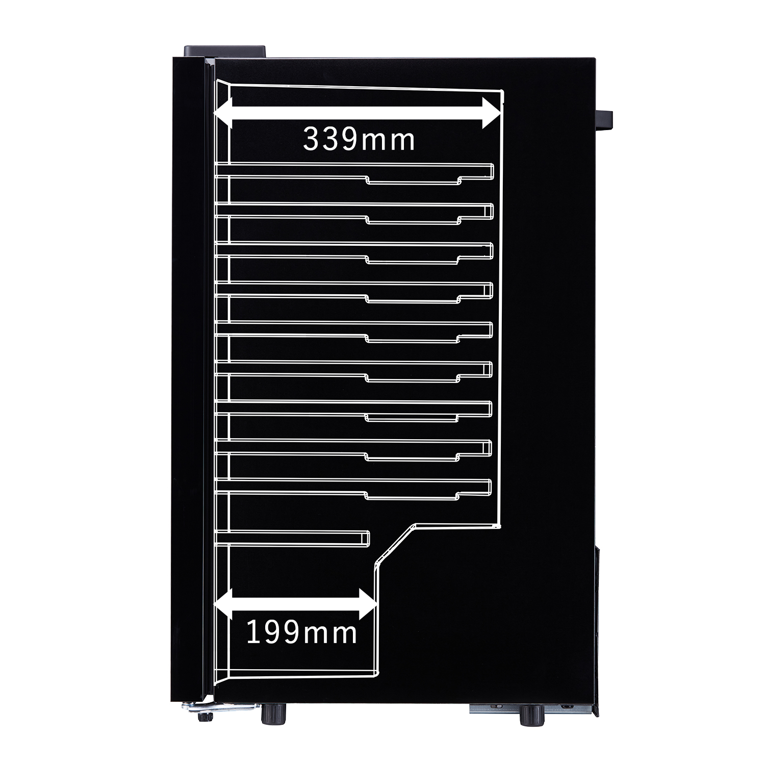 18ボトル DWC-Y018 | ワインセラー PlusQ（プラスキュー）公式サイト