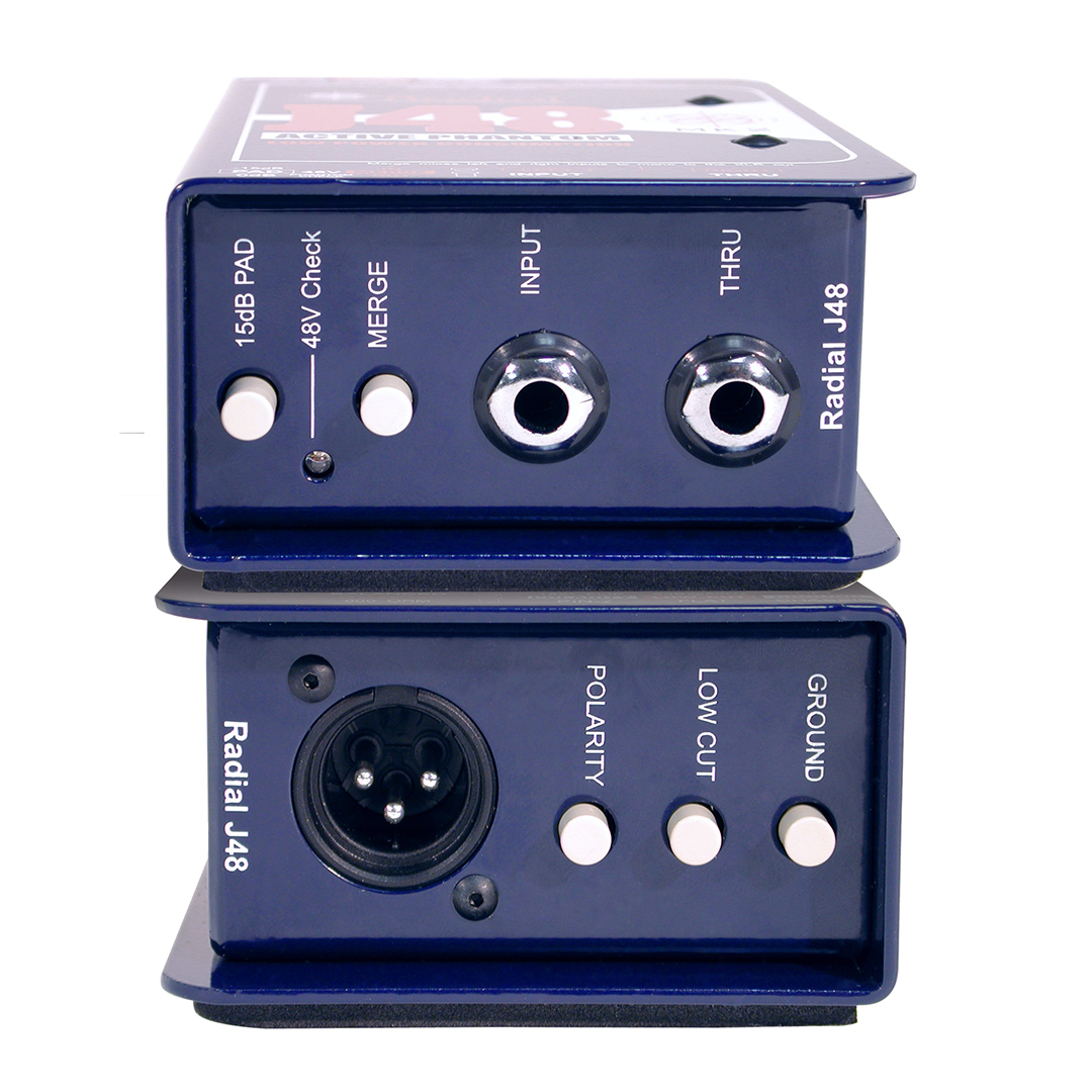 Radial J48 Mono Active 48v Direct Box | Providence Sound And Vision
