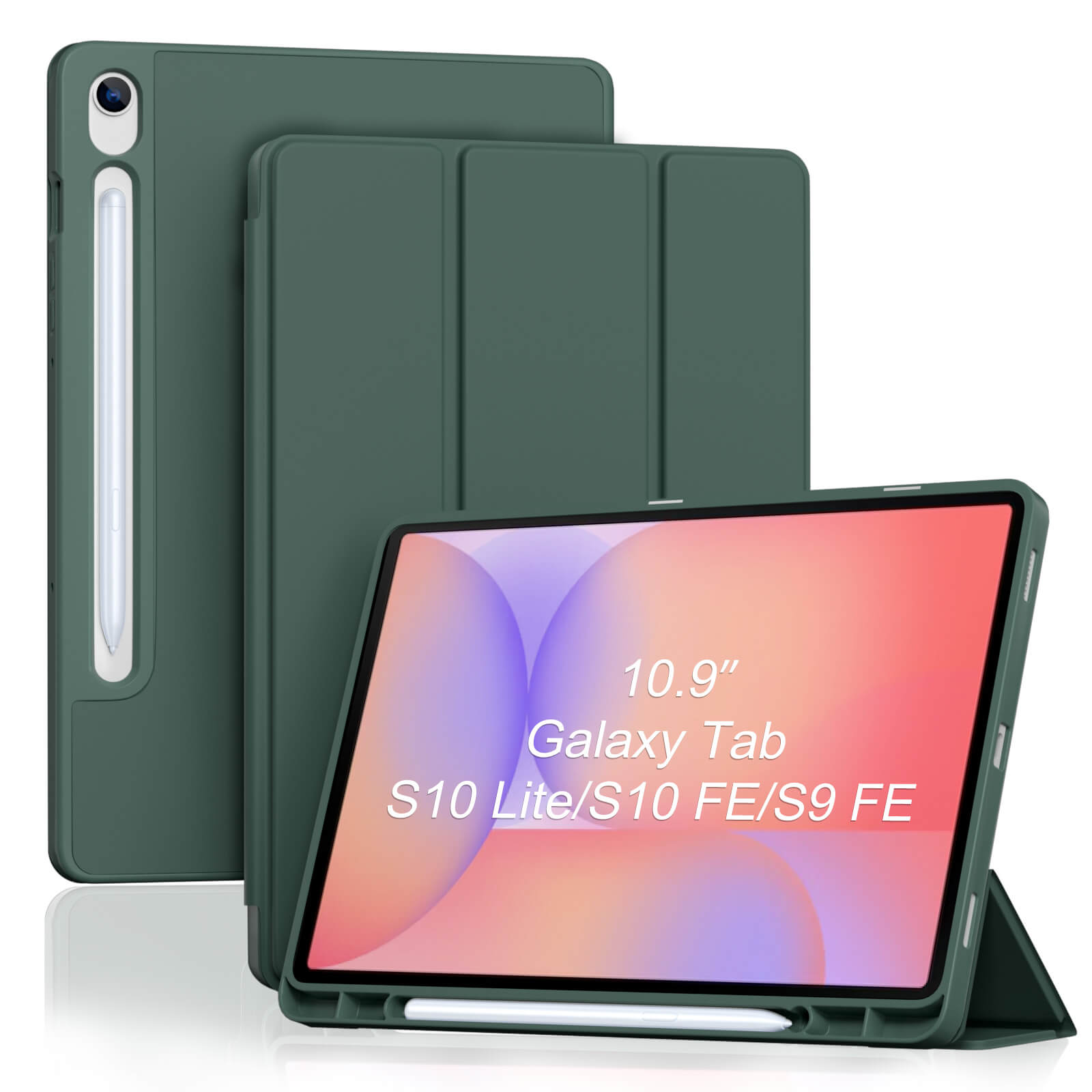 Galaxy Tab S10 Lite/ S10 FE/ S9 FE Slim Folio Soft TPU Case