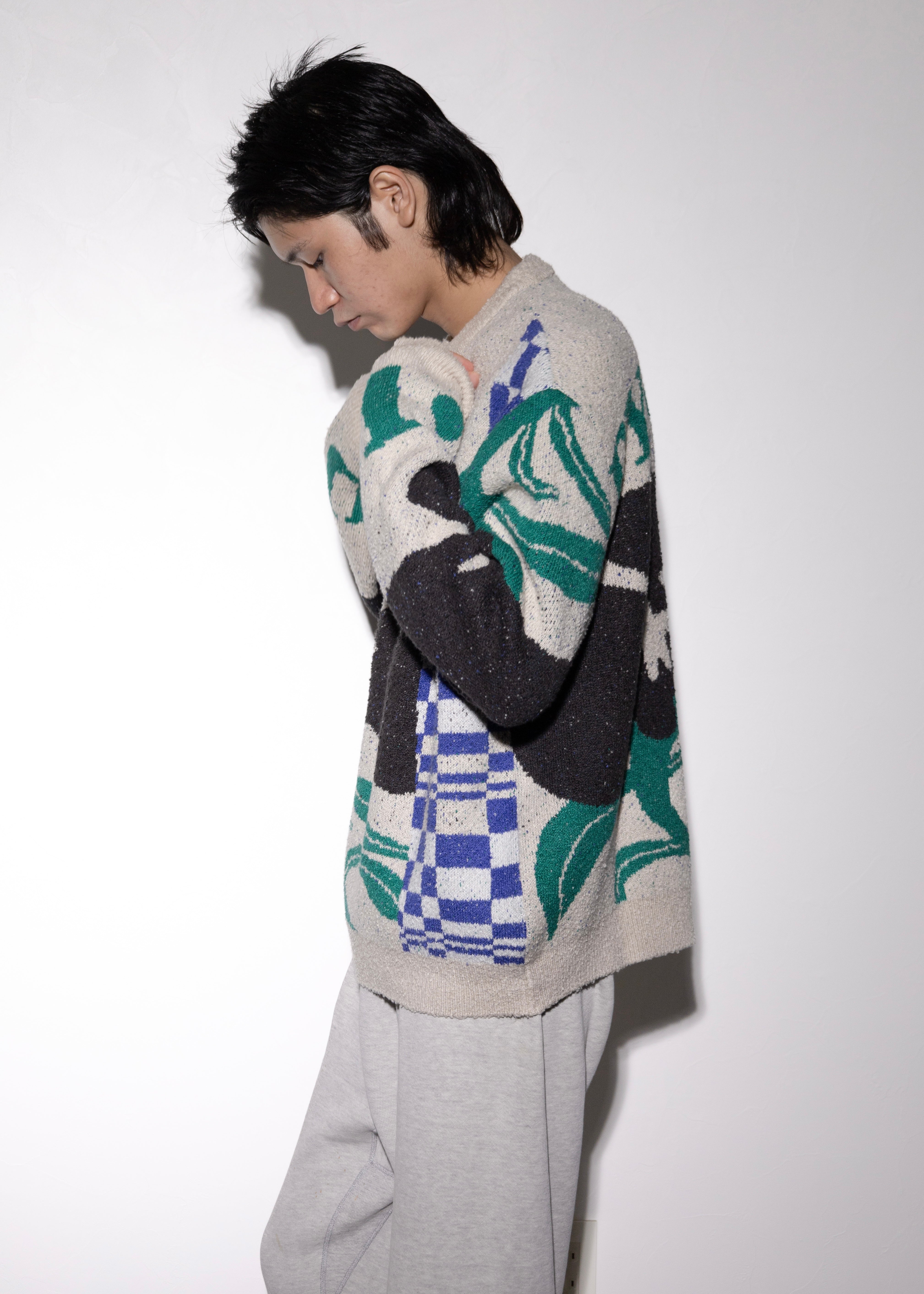 KHOKI（コッキ） Intarsia-knit jumper - 通販 – process