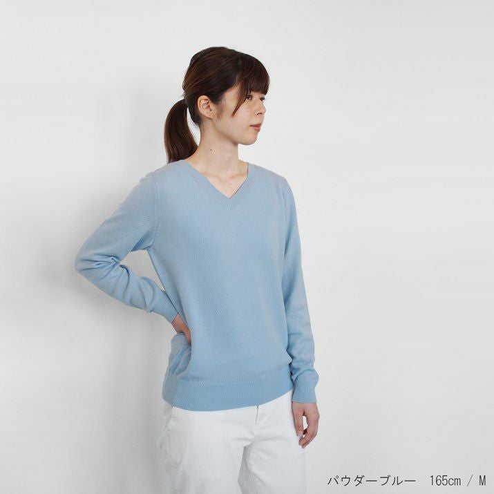 カシミヤ100％Vネックセーター | Milestone公式オンラインストア
