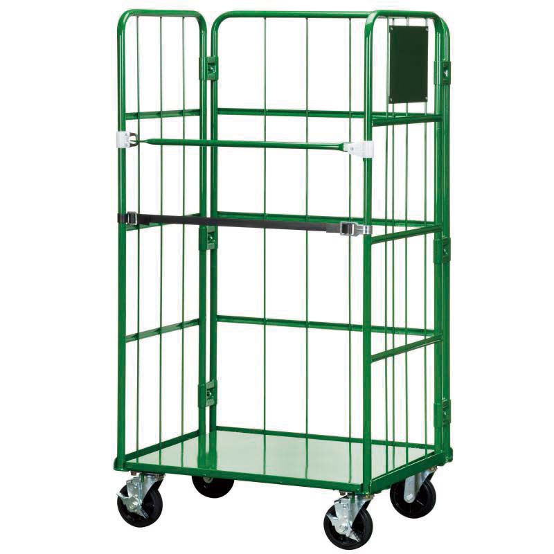 山崎産業株式会社｜カゴ台車（Cタイプ） RC-3C グリーン