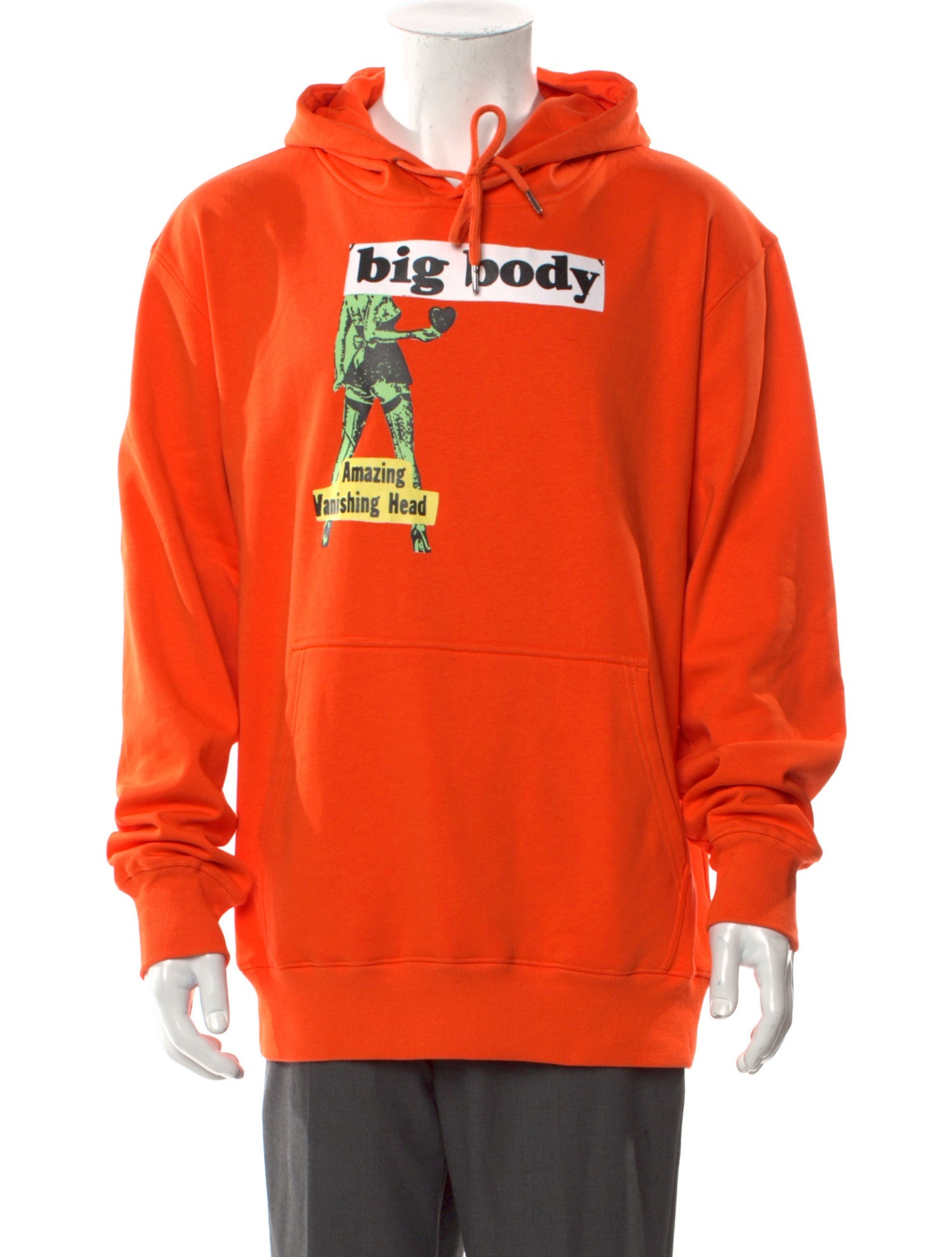 Saint Michael 2023 Noise Sweatshirt - Orange Sweatshirts & Hoodies