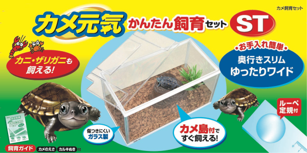 カメ元気 かんたん飼育セットST | ジェックス株式会社