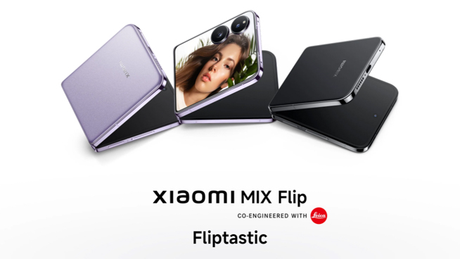 Xiaomi MIX Flip グローバル版発表！Geminiや「かこって検索」にも対応