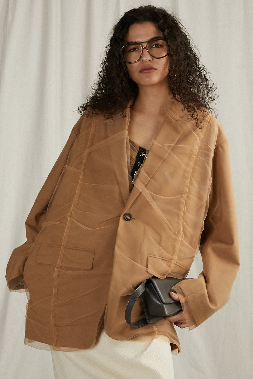 Tulle Layered Jacket - SALE