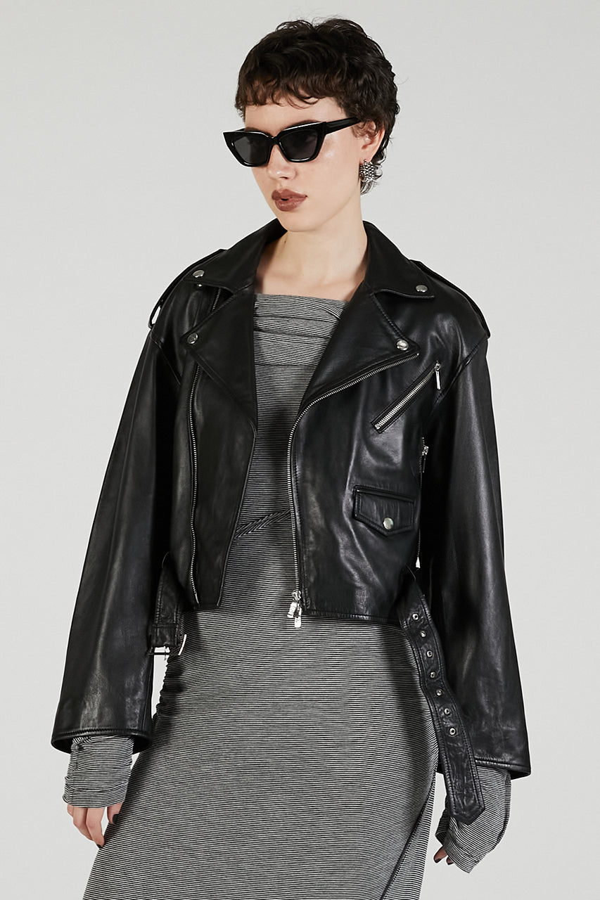 SHEEP Leather Biker Jacket