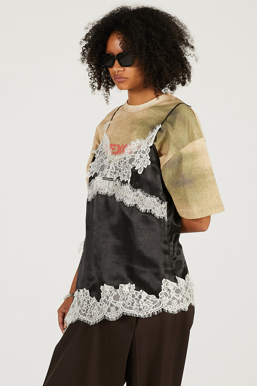 Asymmetrical Lace Camisole - PRE ORDER