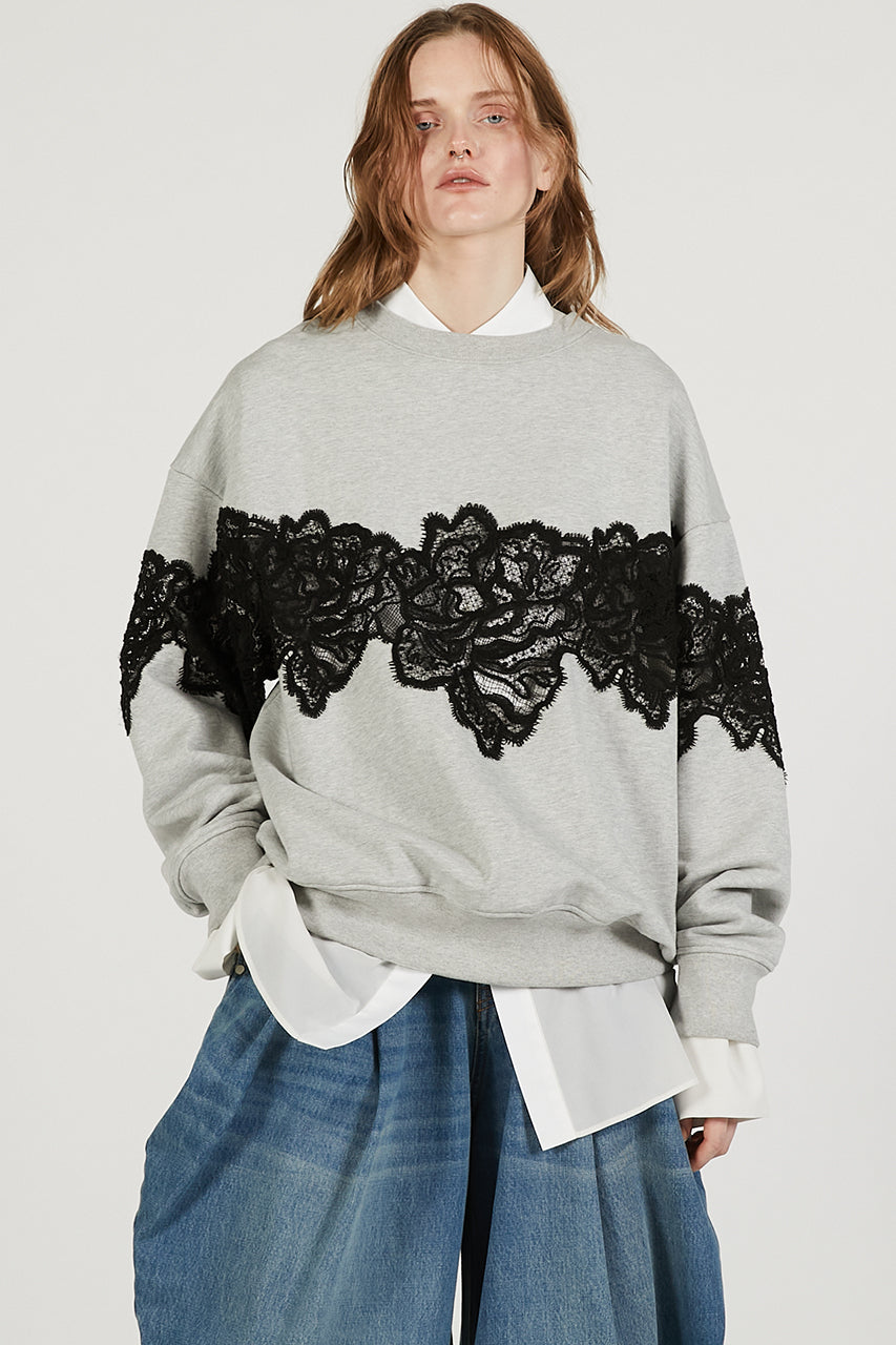 Lace Sweatshirt