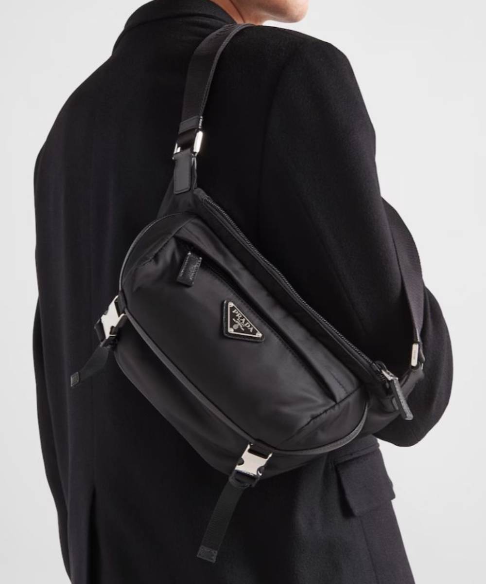 PRADA/プラダ_Men通販 | Re-Nylon xサフィアーノレザー ショルダー