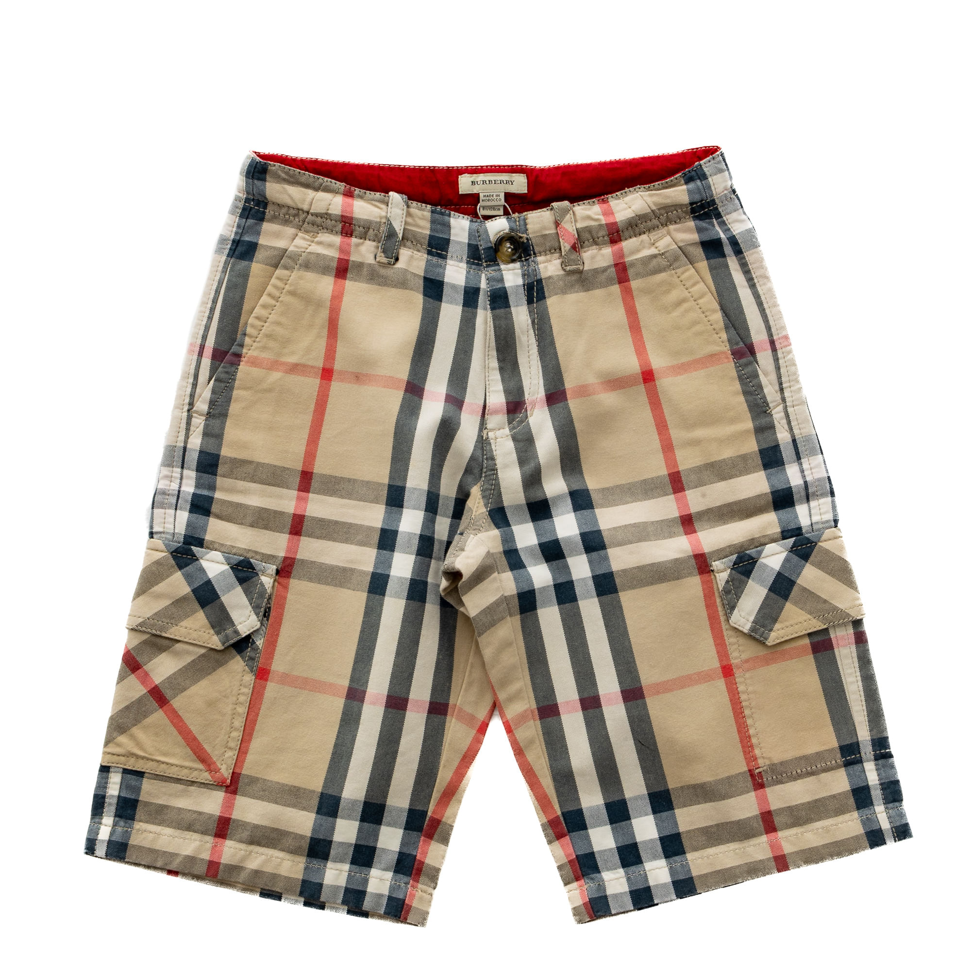 Bermuda Burberry Infantil House Check | Brechó de luxo - Prettynew