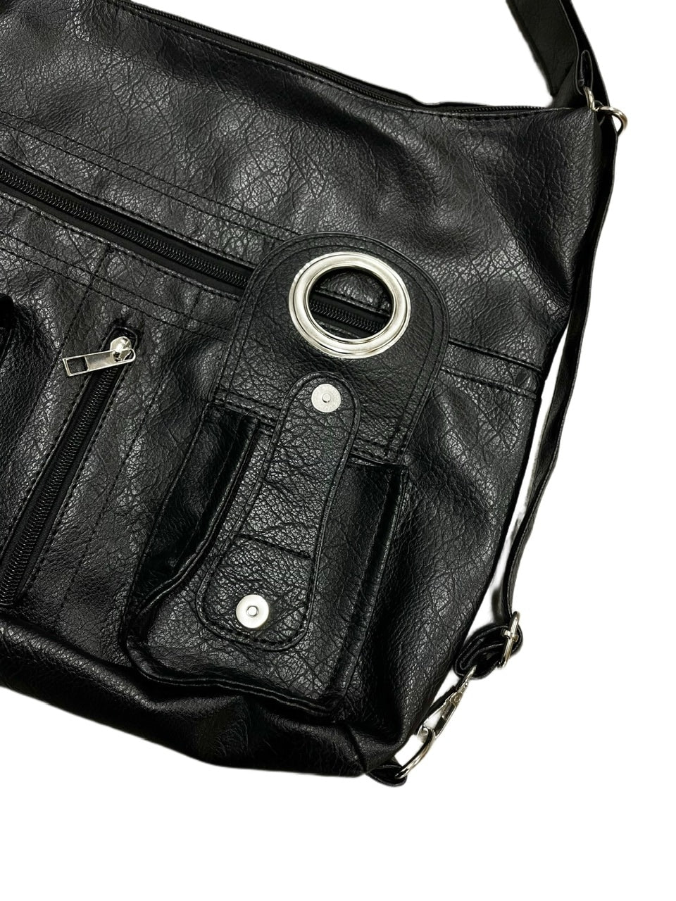 受注制【Never mind the XU】3way ring leather bag / 【ネバー