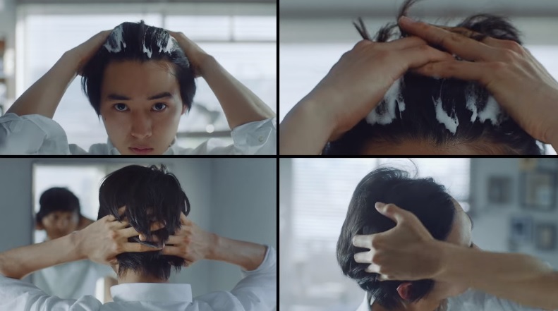 寝癖に焦る山崎賢人、「リーゼフォーメン」と手ぐしでさらっと自然な