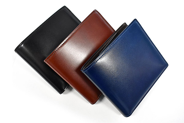 プレリーギンザ ナチュラルコードバン 二つ折り財布（小銭入れあり） 1個