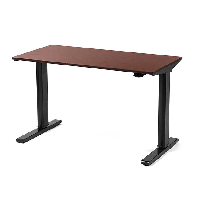 ホームでもオフィスでも立って座って健康的に使えるガス圧昇降デスクを