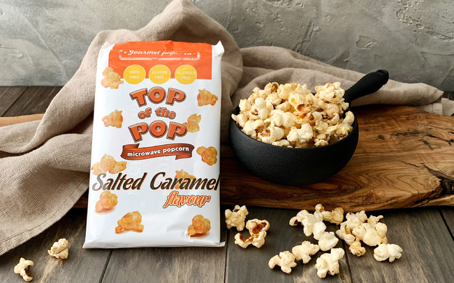 ソルテッドキャラメル味の電子レンジポップコーンが【トップ オブ ザ
