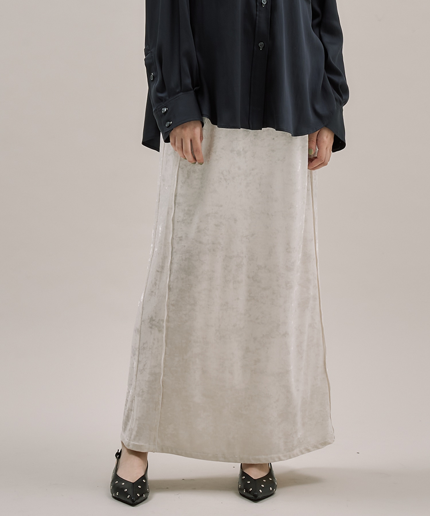 ベロアナロースカート(1 WHITE): : ウィメンズ｜PUBLIC TOKYO ONLINE STORE