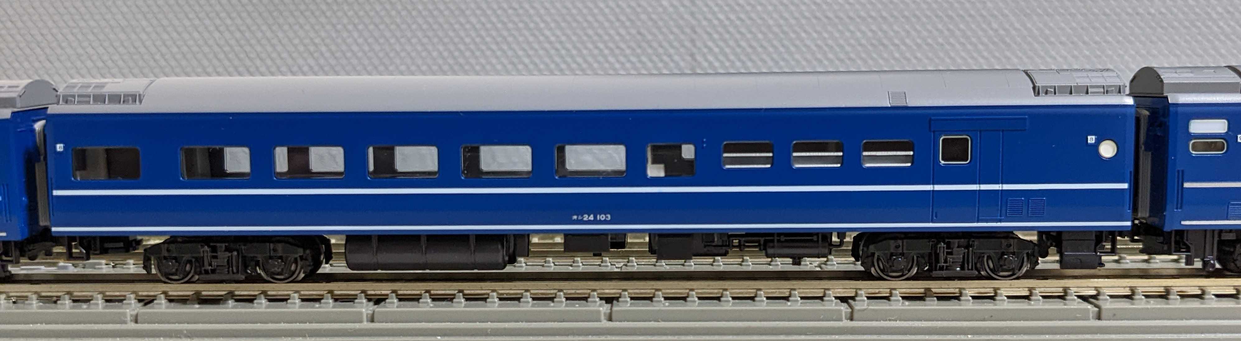 🔴入線 Kato 10-855/856 24系25形 寝台特急 [富士] 基本7両 結7両 国鉄