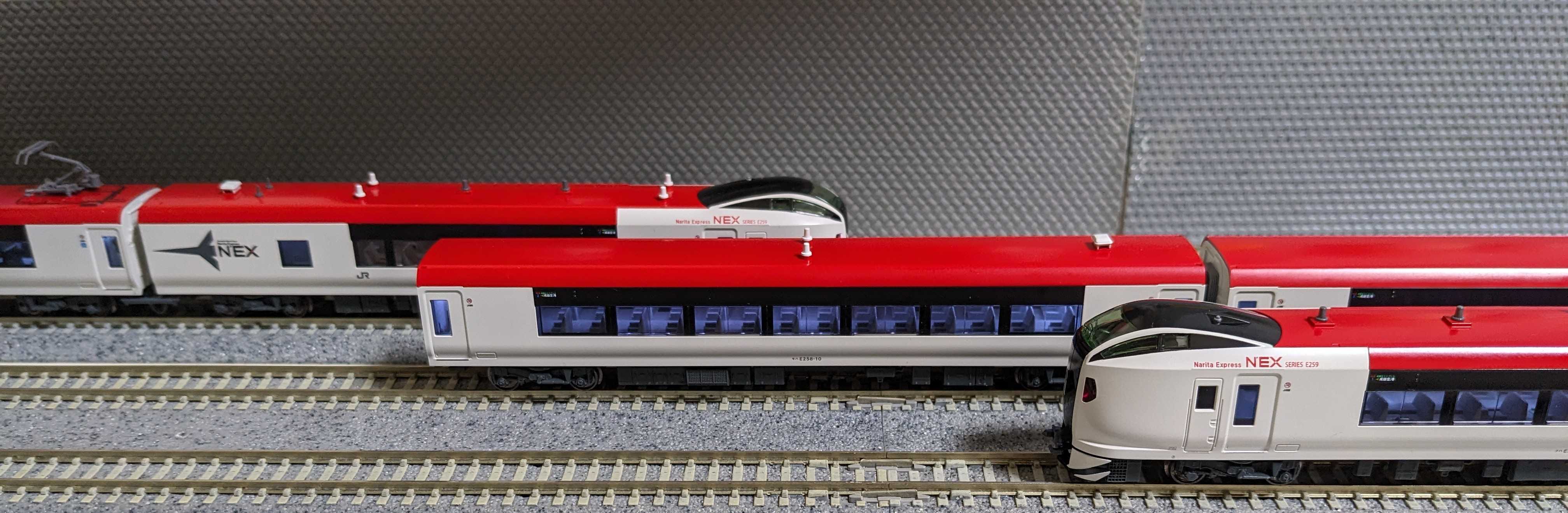 🟡💡室内灯工事② KATO 10-847/848 E259系「成田エクスプレス」完成