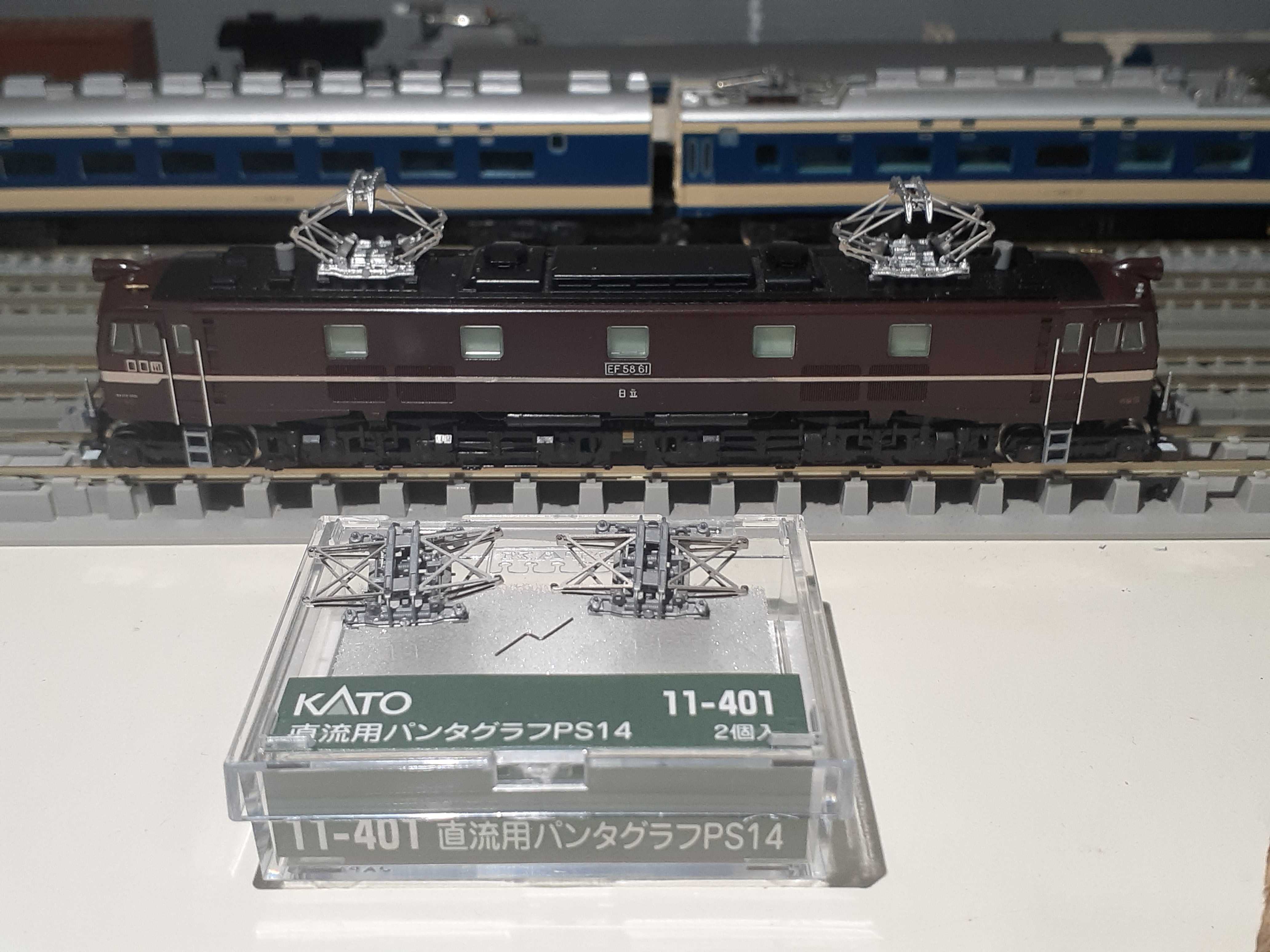 🔵Kato 3038 EF58 61 御召機 パンタグラフ交換 - 竹ノ塚総合車両