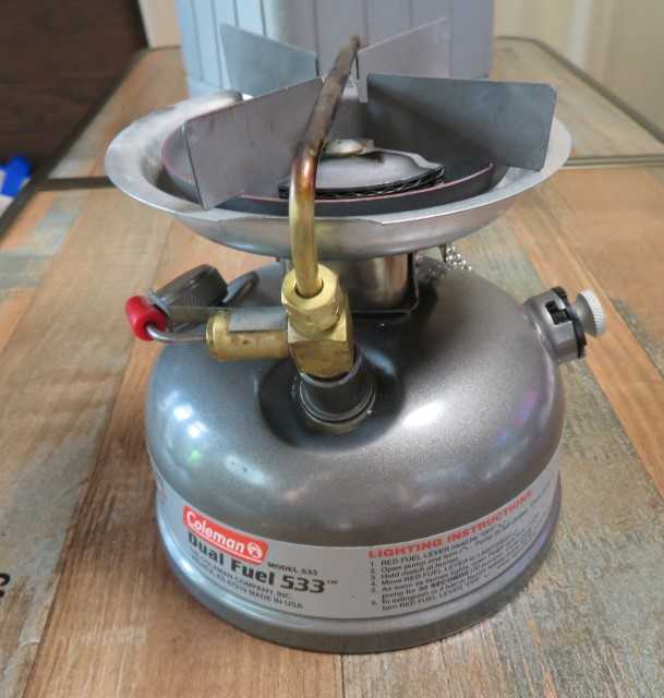 コールマンシングルバーナー（ストーブ）のメンテナンス - 定年後趣味