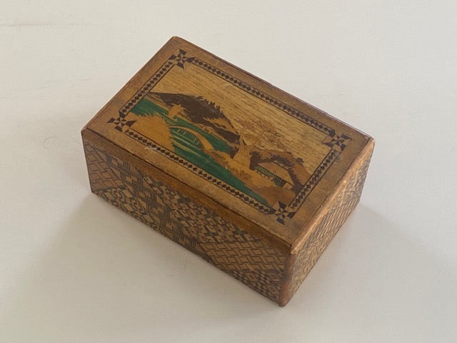 Vintage 5 Sun 7 Step Sansui Zougan / Koyosegi Hidden Drawer