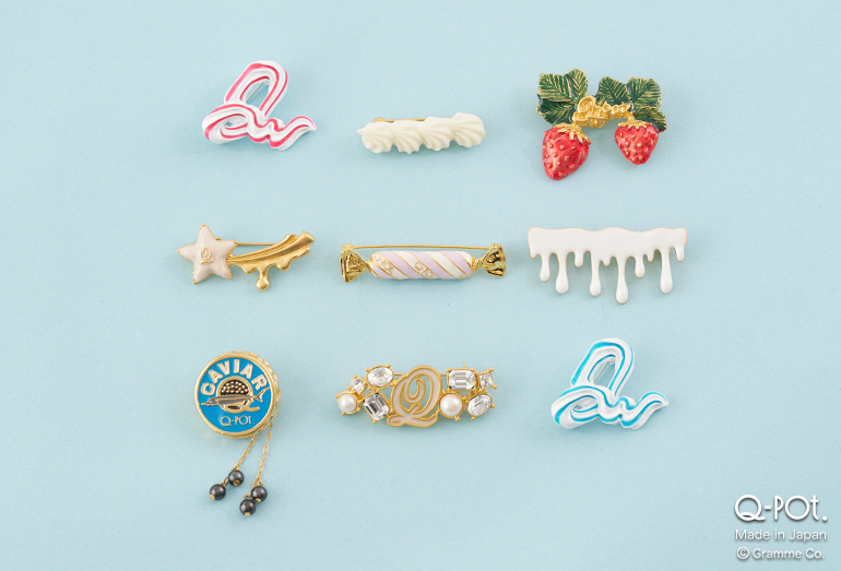 まるでアートピースのようなブローチCollection | Q-pot.
