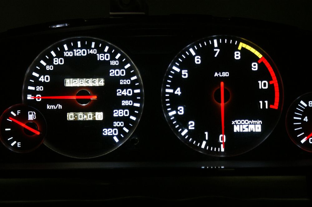 BCNR33スカイラインGTR・BCNR33ニスモスピードメーター専用LED照明・QJ