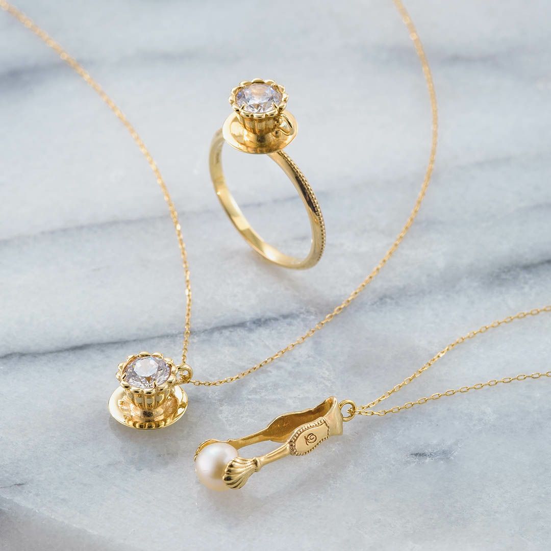 K10】ティーカップ ネックレス | Q-pot. ONLINE SHOP