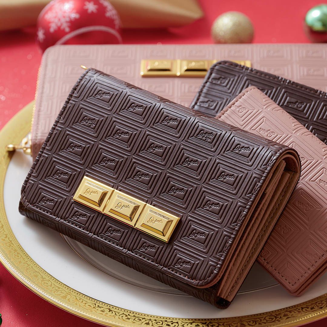 ブラックチョコレート ショートウォレット（財布） | Q-pot. ONLINE SHOP