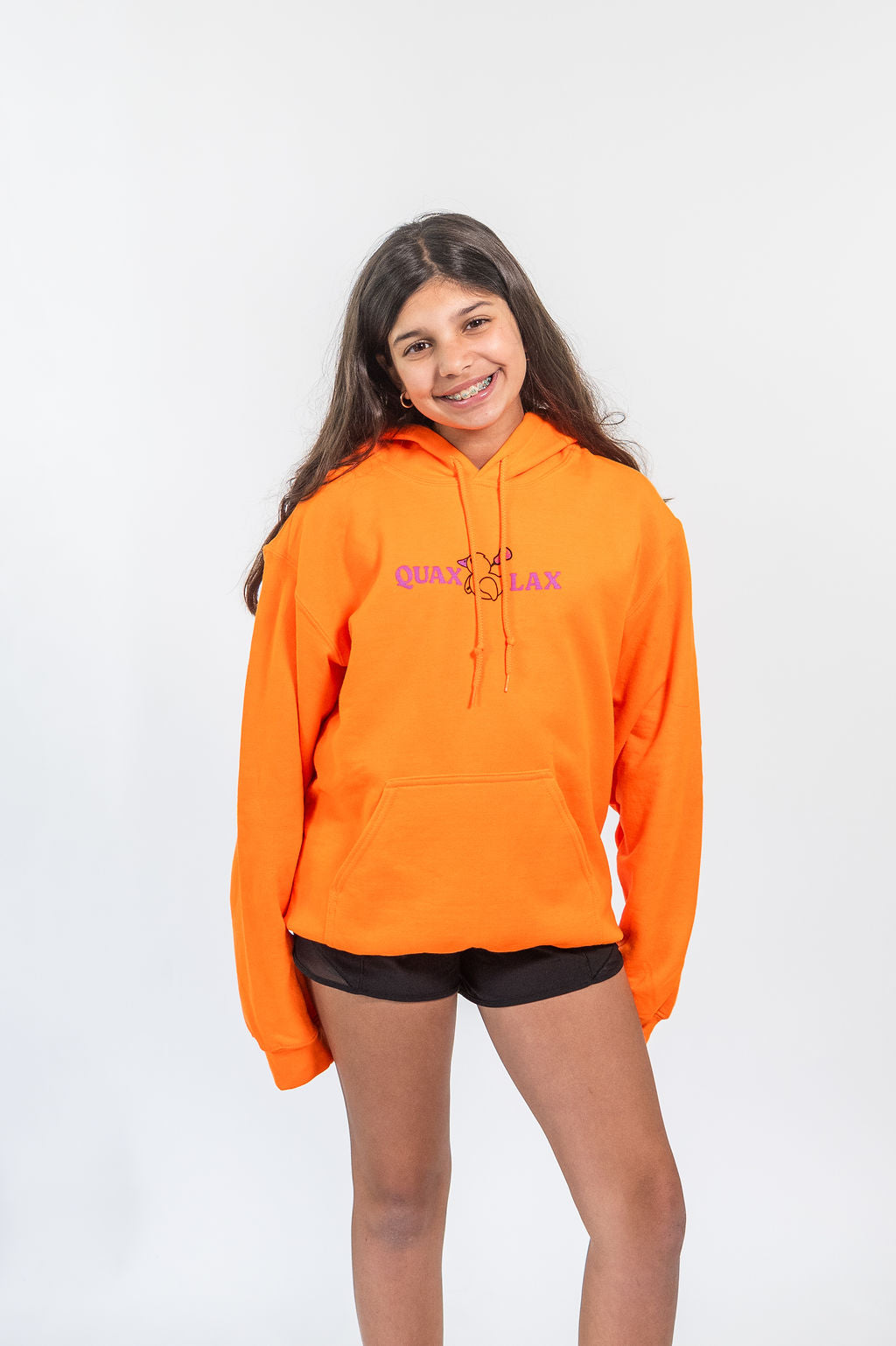 Splash & Strut Hoodie*Neon Orange – Quax Lax Apparel
